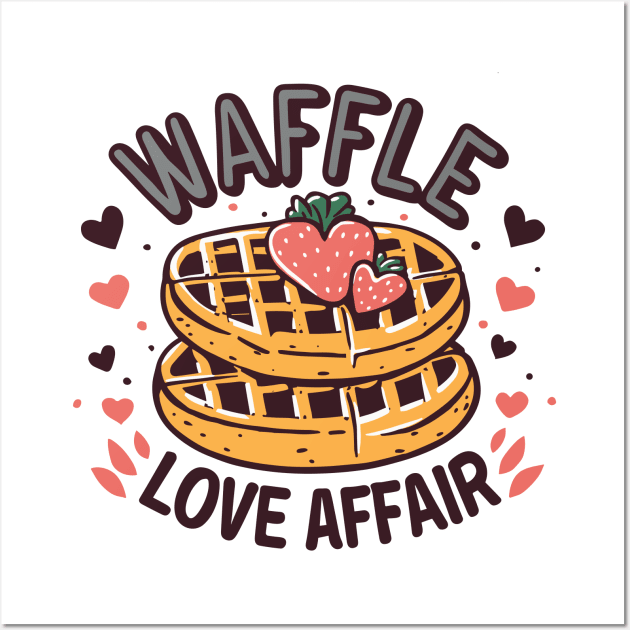 Waffle Love Affair Wall Art by SimplyIdeas